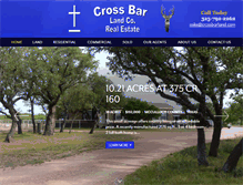 Tablet Screenshot of crossbarland.com